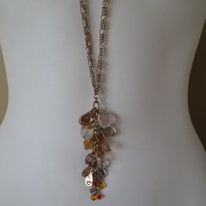 Ann Taylor LOFT Harvest Cluster Pendant Necklace